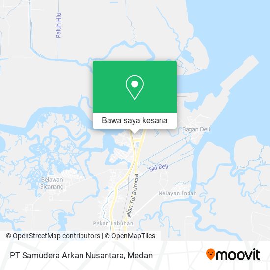 Peta PT Samudera Arkan Nusantara