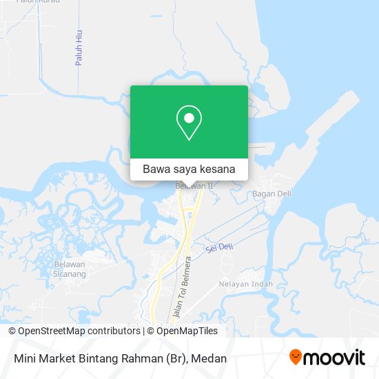 Peta Mini Market Bintang Rahman (Br)