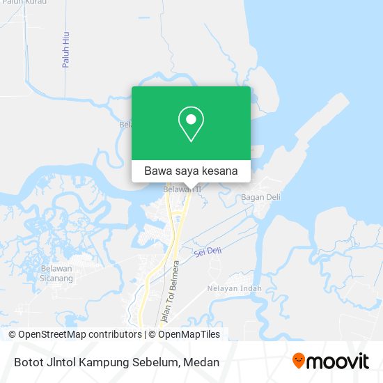 Peta Botot Jlntol Kampung Sebelum