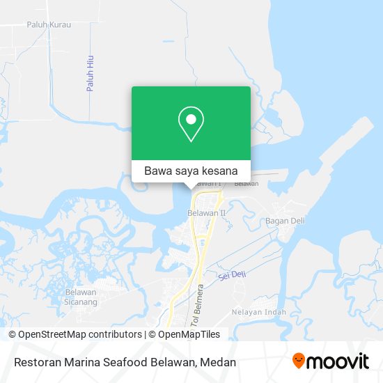 Peta Restoran Marina Seafood Belawan