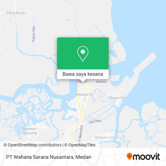 Peta PT Wahana Sarana Nusantara
