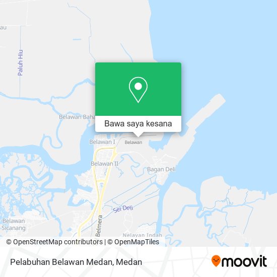 Peta Pelabuhan Belawan Medan
