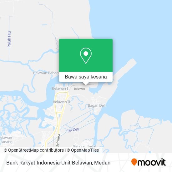 Peta Bank Rakyat Indonesia-Unit Belawan