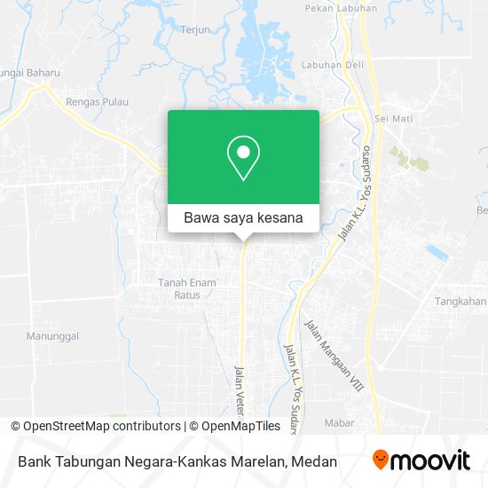 Peta Bank Tabungan Negara-Kankas Marelan
