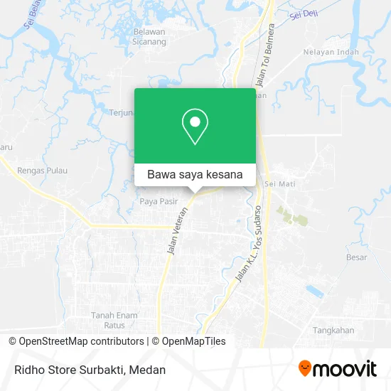 Peta Ridho Store Surbakti