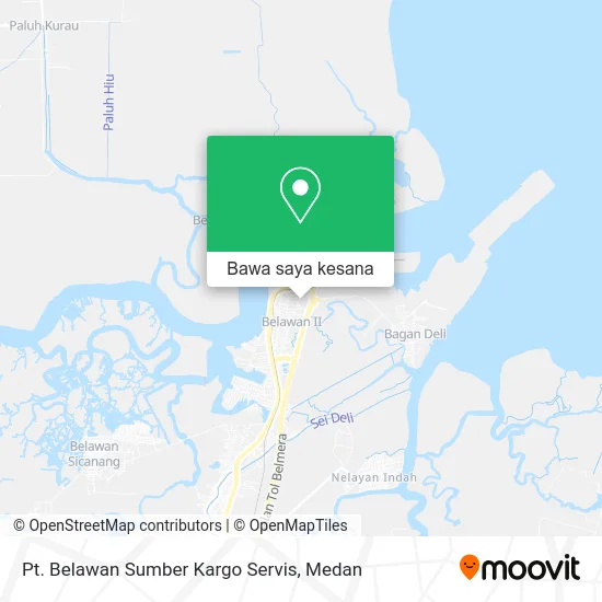 Peta Pt. Belawan Sumber Kargo Servis