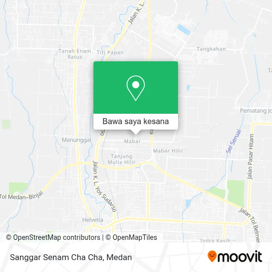 Peta Sanggar Senam Cha Cha