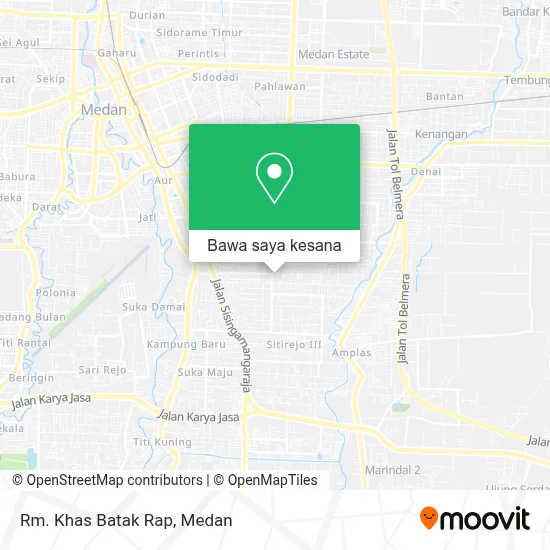 Peta Rm. Khas Batak Rap
