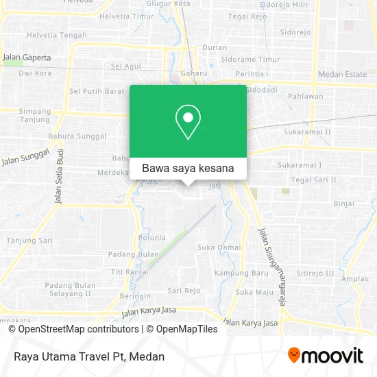 Peta Raya Utama Travel Pt