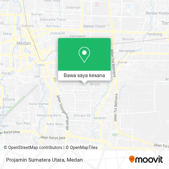 Peta Projamin Sumatera Utara