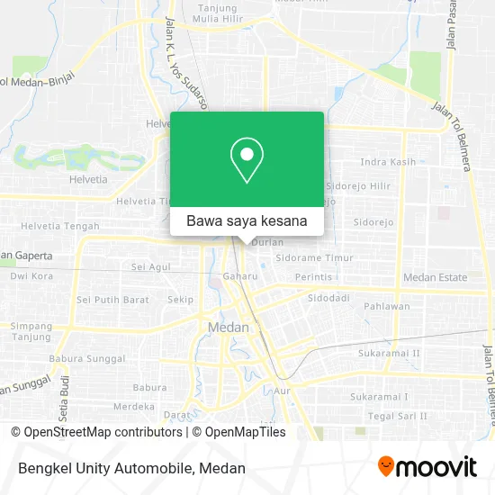Peta Bengkel Unity Automobile
