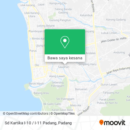 Peta Sd Kartika I-10 / I-11 Padang