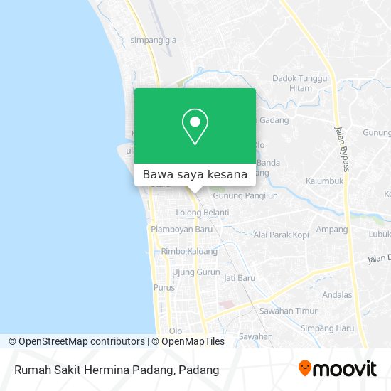Peta Rumah Sakit Hermina Padang