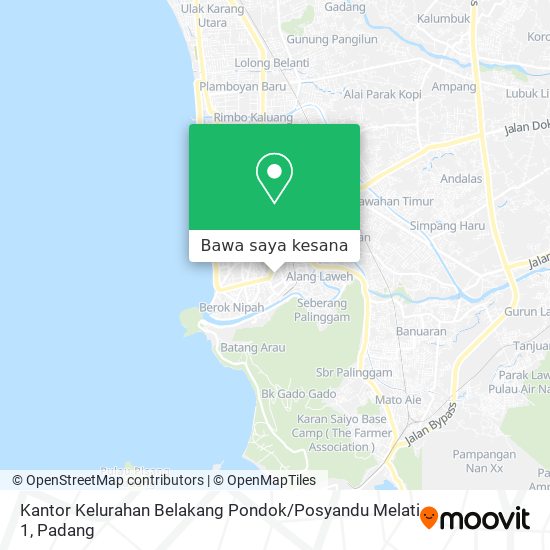 Peta Kantor Kelurahan Belakang Pondok / Posyandu Melati 1