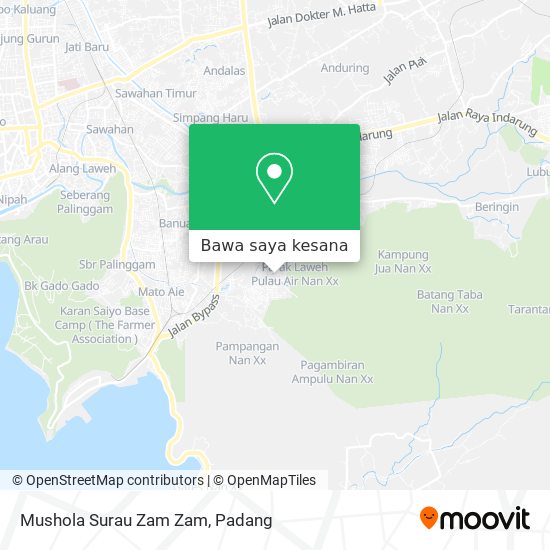 Peta Mushola Surau Zam Zam