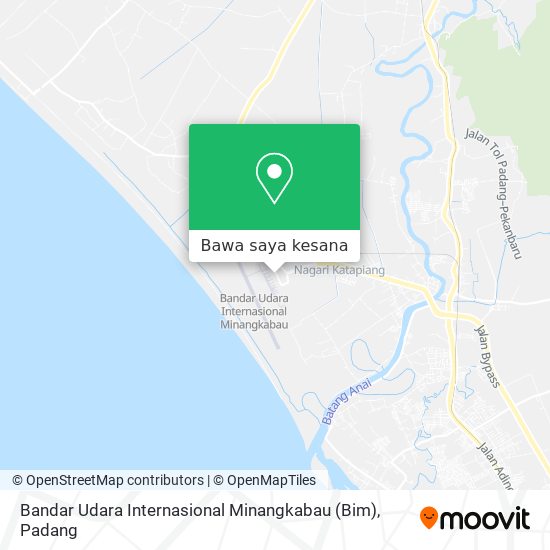 Peta Bandar Udara Internasional Minangkabau (Bim)