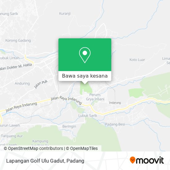 Peta Lapangan Golf Ulu Gadut