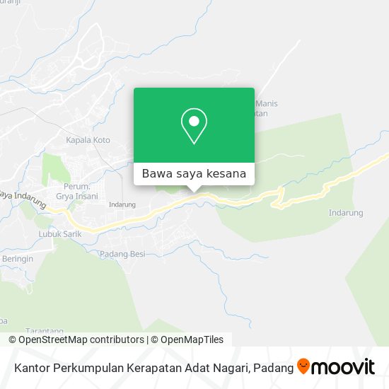 Peta Kantor Perkumpulan Kerapatan Adat Nagari