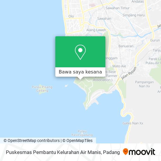 Peta Puskesmas Pembantu Kelurahan Air Manis
