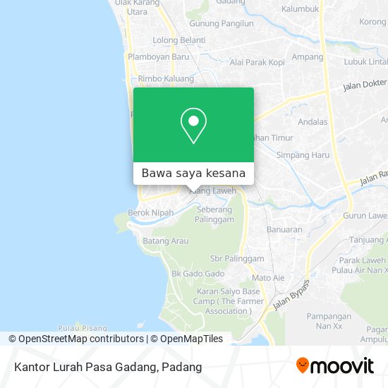 Peta Kantor Lurah Pasa Gadang