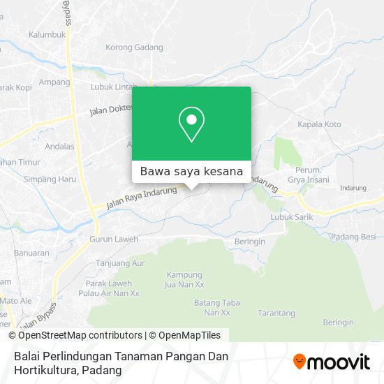 Peta Balai Perlindungan Tanaman Pangan Dan Hortikultura