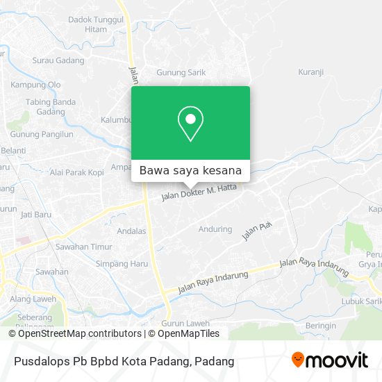 Peta Pusdalops Pb Bpbd Kota Padang
