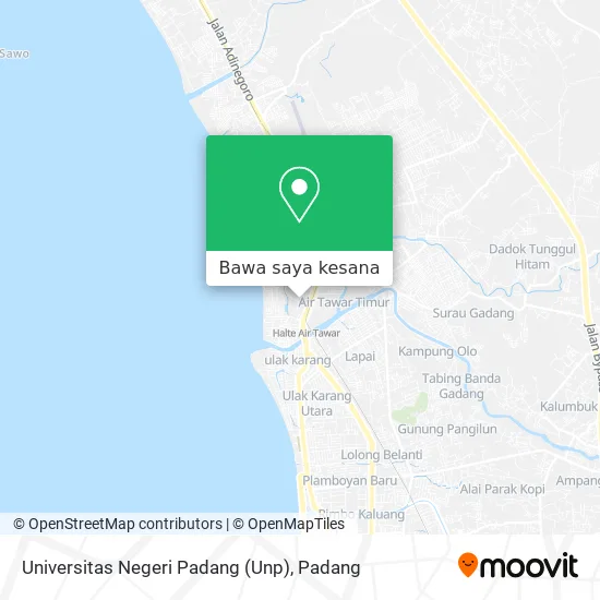 Peta Universitas Negeri Padang (Unp)