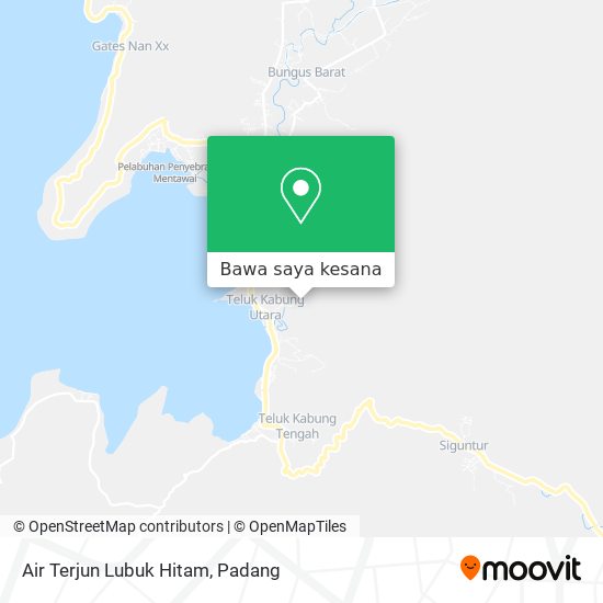 Peta Air Terjun Lubuk Hitam