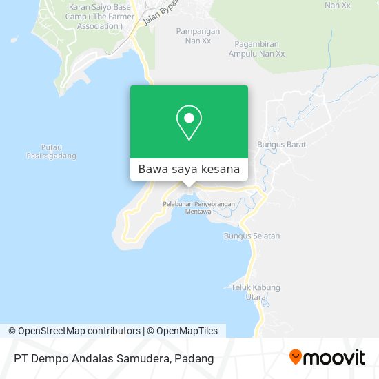 Peta PT Dempo Andalas Samudera