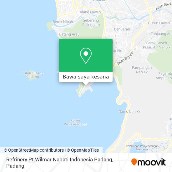 Peta Refrinery Pt.Wilmar Nabati Indonesia Padang