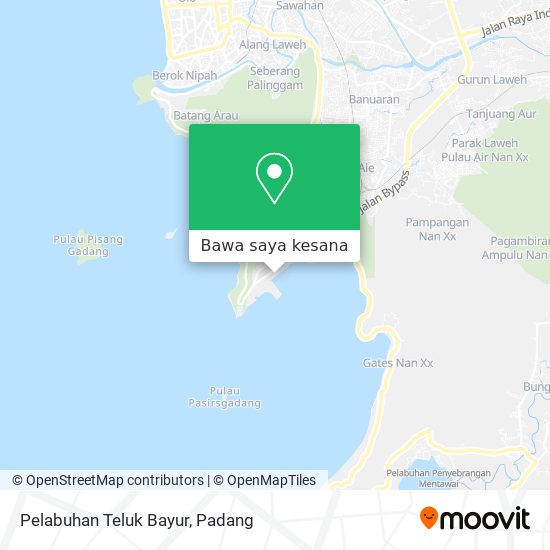 Peta Pelabuhan Teluk Bayur