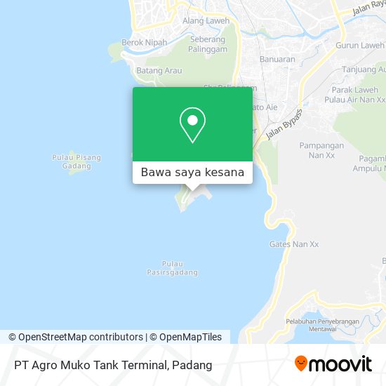 Peta PT Agro Muko Tank Terminal