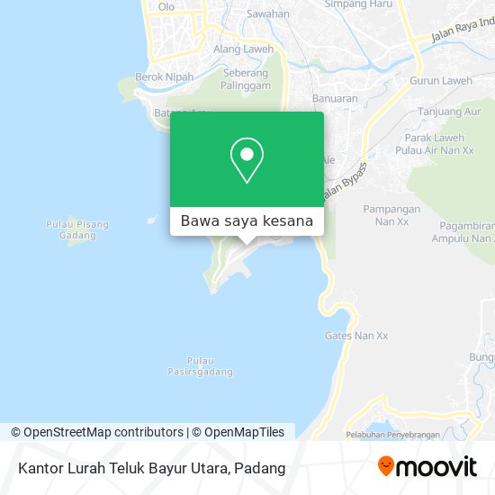 Peta Kantor Lurah Teluk Bayur Utara