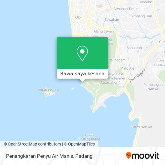 Peta Penangkaran Penyu Air Manis