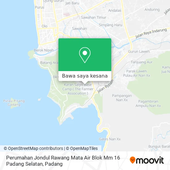 Peta Perumahan Jondul Rawang Mata Air Blok Mm 16 Padang Selatan