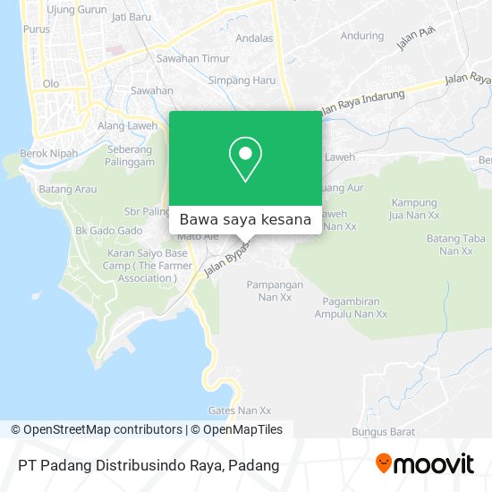 Peta PT Padang Distribusindo Raya