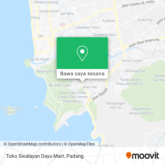 Peta Toko Swalayan Dayu Mart