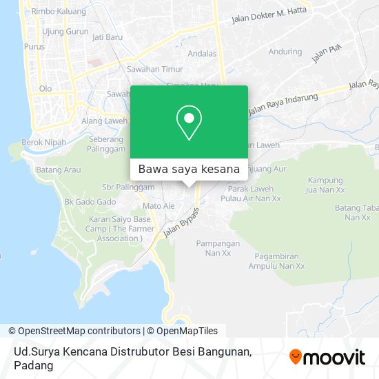 Peta Ud.Surya Kencana Distrubutor Besi Bangunan