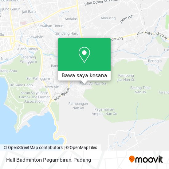 Peta Hall Badminton Pegambiran