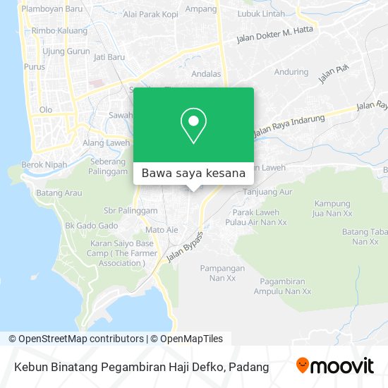 Peta Kebun Binatang Pegambiran Haji Defko