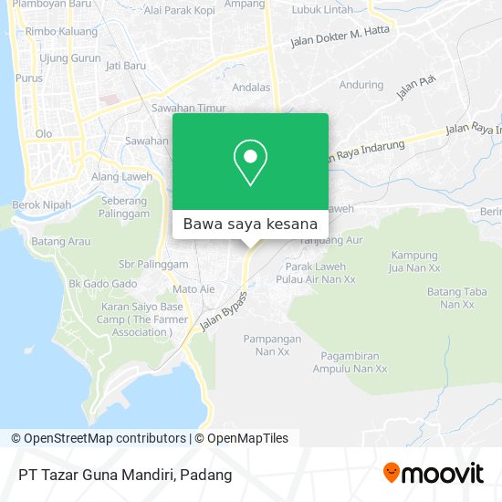 Peta PT Tazar Guna Mandiri