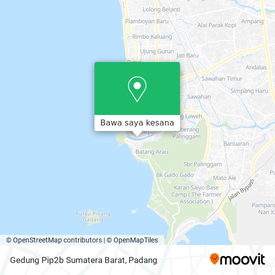 Peta Gedung Pip2b Sumatera Barat