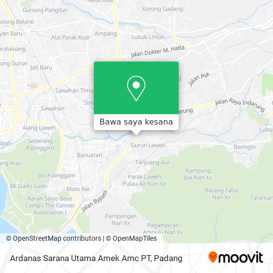Peta Ardanas Sarana Utama Amek Amc PT