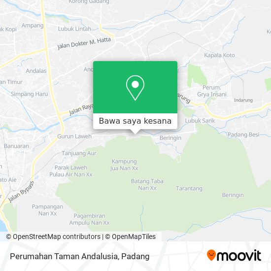 Peta Perumahan Taman Andalusia