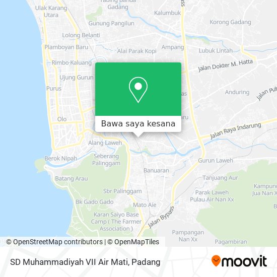 Peta SD Muhammadiyah VII Air Mati