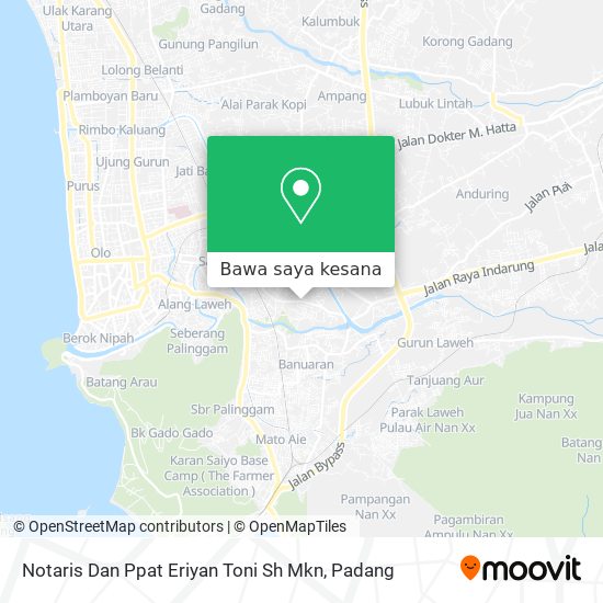 Peta Notaris Dan Ppat Eriyan Toni Sh Mkn