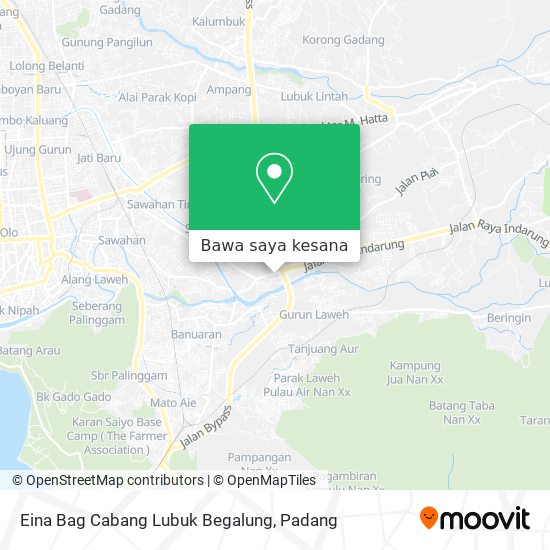 Peta Eina Bag Cabang Lubuk Begalung