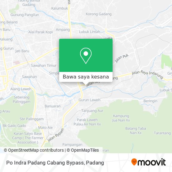 Peta Po Indra Padang Cabang Bypass