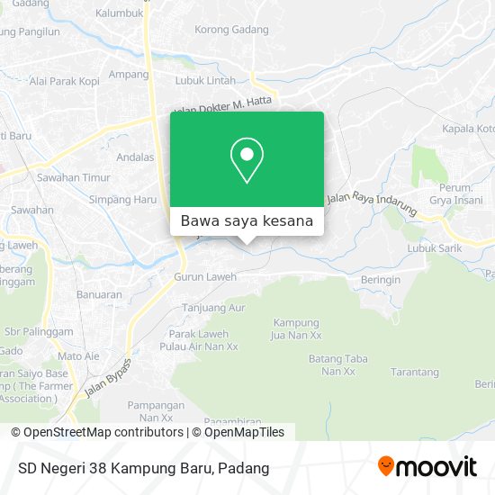 Peta SD Negeri 38 Kampung Baru