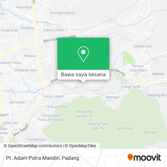 Peta Pt. Adam Putra Mandiri